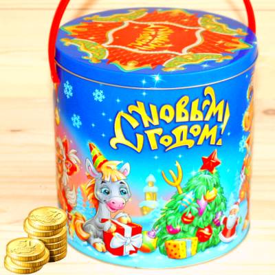 Недорогой детский новогодний подарок 1000 грамм в Свердловском