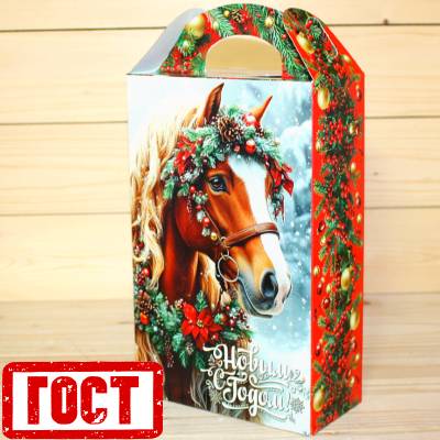 Сладкий новогодний подарок по ГОСТу в картонной упаковке в Свердловском