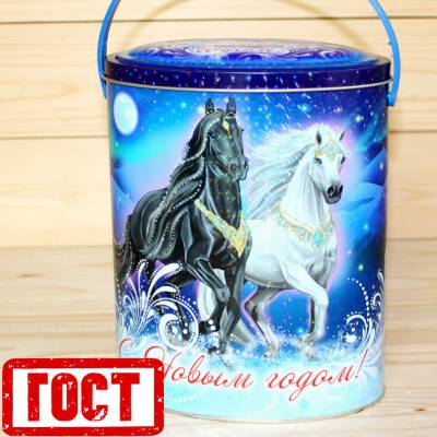 Сладкий новогодний подарок по ГОСТу в жестяной упаковке в Свердловском